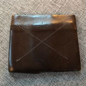 Hard Graft Bill fold wallet with card slot